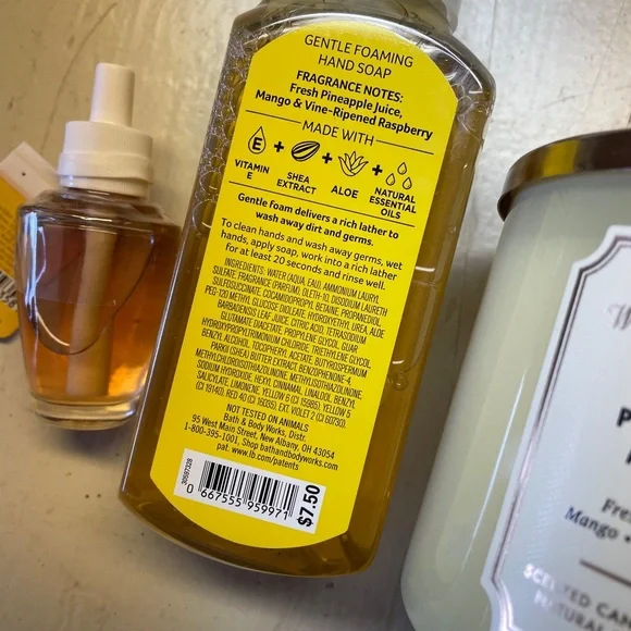 Bath & Body Works Pineapple Mango Set BRAND NEW - Picture 7 of 10